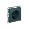 Механизм розетки с/з 16А AtlasDesign изумруд ATN000843 SE