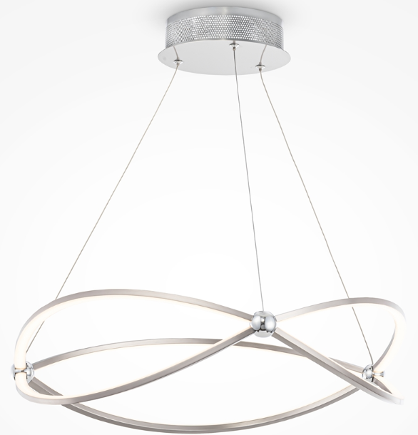фото Подвесной светильник Weave LED 45W  никель MOD062PL-L45CH3K Maytoni от магазина Моя Электрика