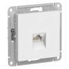 Механизм розетки компьютерная RJ45 кат. 6A AtlasDesign белый ATN000186 SE