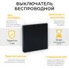 Выключатель беспроводной 1-кл. TM81 SMART, 230V, 500W, черный 41722 Feron