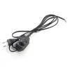 Сетевой шнур с диммером 230V 1,5+0,5м, черный, DM103-200W Feron