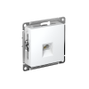 Механизм розетки телефонная RJ11 AtlasDesign белый ATN000181 SE