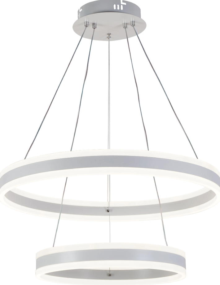 фото  (Акция -50%) Светильник LED подвесной 232W 3000-6000K 18560Lm Dimmer ПДУ белый 60454/2 WH SVK от магазина Моя Электрика