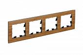Рамка 4-ая AtlasDesign Nature дерево бамбук ATN353204 SE