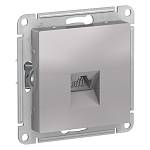 Механизм розетки компьютерная RJ45 кат. 5Е AtlasDesign алюминий ATN000383 SE